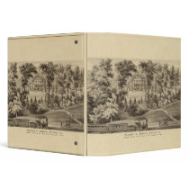 Residence of Marshall McDonald 3 Ring Binder