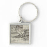 Residence of Milton Thornburgh Fayette Co Keychain