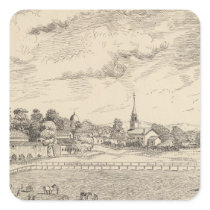 Residence, stables, and driving park sticker