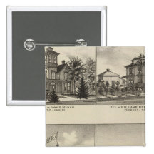 Residences, Abilene, Kansas Buttons