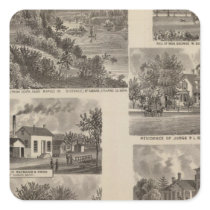 Residences and Factory in Minnesota Sticker
