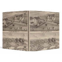 Residences and farms of J Canfield and J Wood Vinyl Binders