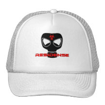 residense mask poison trucker hat