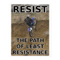 Resist Least Resistance Dirt Bike Motocross Poster posters by allanGEE Resist Least Resistance Dirt Bike Motocross Poster posters