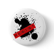 RESIST Rebellious Design buttons by Scarebaby RESIST Rebellious Design buttons