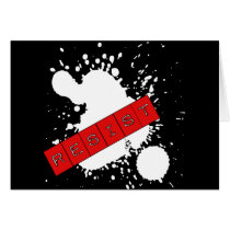 RESIST Rebellious Design cards by Scarebaby RESIST Rebellious Design cards
