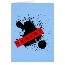 RESIST Rebellious Design cards by Scarebaby RESIST Rebellious Design cards