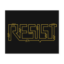 Resist Resistance Electronic Diagram Personalized Flyer