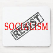 Resist Socialism mousepad