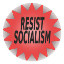 RESIST SOCIALISM stickers by oshitstickers RESIST SOCIALISM stickers