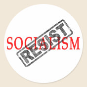 Resist Socialism stickers