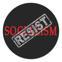 Resist Socialism stickers