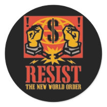 Resist the New World Order Sticker