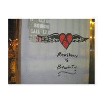 Resistance is Beautiful postcards