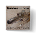 Resistance is futile. button