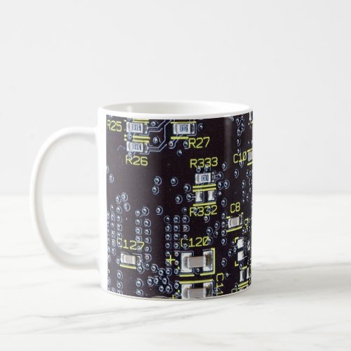 Resistance Is Futile Integrated Circuit Board Mug mug