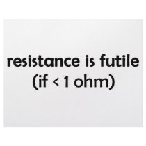 resistance is futile letterhead design