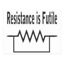 Resistance is Futile Post Cards