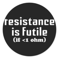 Resistance Is Futile Sticker