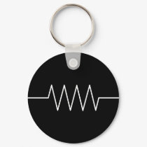 resistor_black keychains by buzz_gum resistor_black keychains