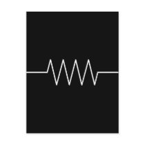 resistor_black postcards by buzz_gum resistor_black postcards