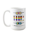 Resistor Colour Chart Mug - Large