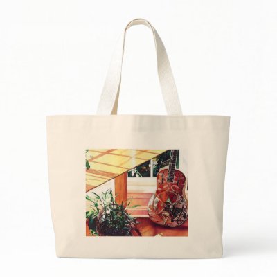"Resonance" Guitar Watercolor Art Bag by PaulJacksonart