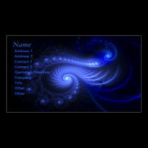 Resonant Spiral - Fractal Art - Business Card business cards