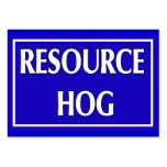 Resource Hog Business Cards