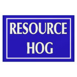 Resource Hog flyers