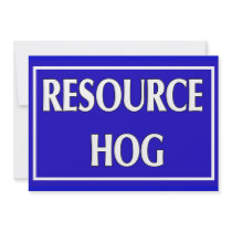 Resource Hog Custom Announcement