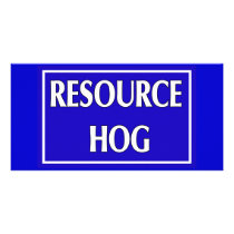 Resource Hog Photo Cards