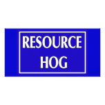 Resource Hog Photo Cards