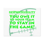 Respawnsibility - FPS Post Cards