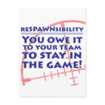 Respawnsibility - FPS Post Card