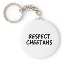 Respect Cheetahs Key Chain
