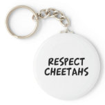Respect Cheetahs Key Chain