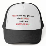 Respect Entitlement hats
