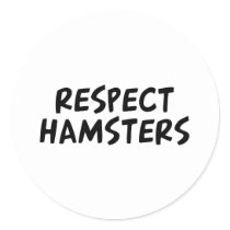 Respect Hamsters stickers