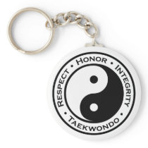 Respect Honor Integrity Taekwondo Key Chain