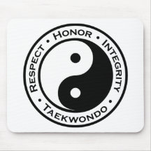 Respect Honor Integrity Taekwondo Mouse Pad