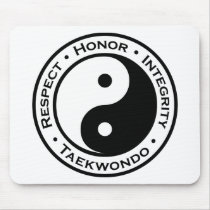 Respect Honor Integrity Taekwondo Mouse Pad