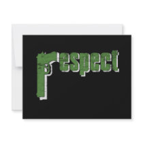Respect invitations by GrungeFactory Respect invitations
