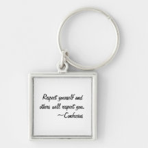 Respect Key Chain