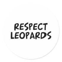 Respect Leopards stickers by dustin1175 Respect Leopards stickers