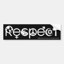 Respect Mother Earth Coexist Bumper Stickers