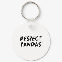 Respect Pandas keychains