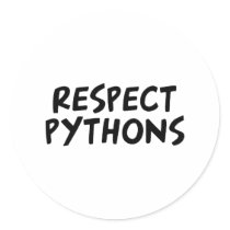 Respect Pythons stickers by dustin1175 Respect Pythons stickers