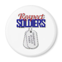 Respect Soldiers magnets