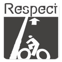 Respect Square Sticker